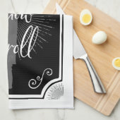 Grappig Antiek keukenbord Theedoek (Quarter Fold)