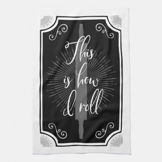 Grappig Antiek keukenbord Theedoek (Verticaal)