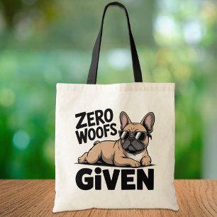 Grappig Antisociaal Franse Bulldog Frenchie Honden Tote Bag