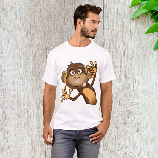 Grappig Apen T-Shirt voor Mannen