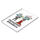 Grappig Apenkoppel Valentijnsdag Notitieboek (Linkerzijde)
