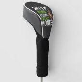 Grappig Apenkostuum Halloween Vector Golfheadcover (Schuin)