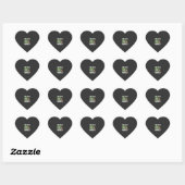 Grappig Apenkostuum Halloween Vector Hart Sticker (Vel)