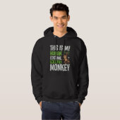 Grappig Apenkostuum Halloween Vector Hoodie (Voorkant volledig)