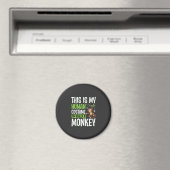 Grappig Apenkostuum Halloween Vector Magneet (Insitu (Vaatwasser))