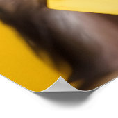 Grappig apenportret poster (Hoek)