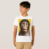 Grappig apenportret t-shirt (Voorkant volledig)