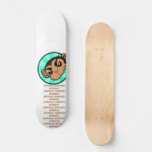 GRAPPIG APENSKATEBOARD PERSOONLIJK SKATEBOARD (Voorkant)