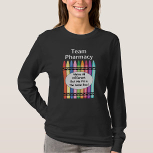 Grappig Apotheek Technicus T-Shirt Team voor Vrouw