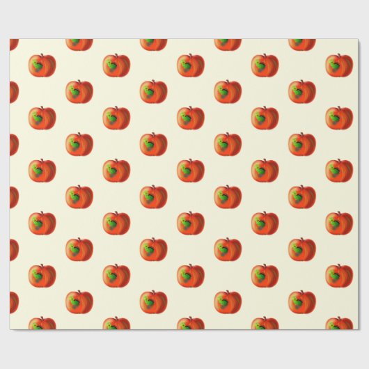 Grappig Apple inpakpapier (Vlak)