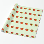 Grappig Apple inpakpapier (Uitgerold)