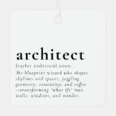 Grappig Architect Definition Gift Ornament (Voorkant)