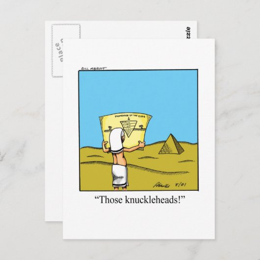 Grappig Architectuur Humor Briefkaart (Voorkant / Achterkant)