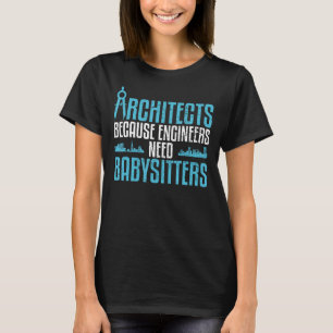 Grappig architectuurgeschenk voor architectenberoe t-shirt