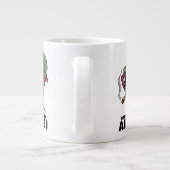 Grappig Area 51 Alien Design Grote Koffiekop (Achterkant)
