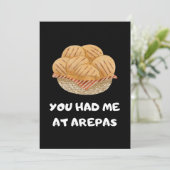 Grappig Arepas citaat Kaart (Staand voorkant)