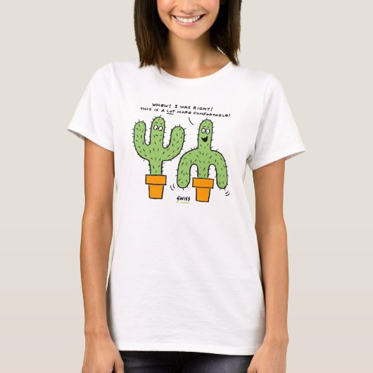 Grappig Arizona Cactus Lover Schattige Cartoon Cac T-shirt (Voorkant)