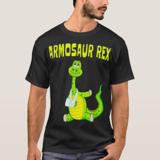 Grappig Armosaur Rex Gebroken Arm Dinosaurus Kinde T-shirt