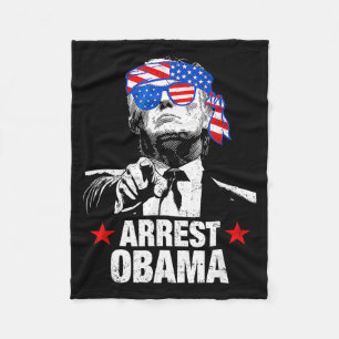 Grappig Arrestatie Obama 2025 Shirt Arrestatie Oba Fleece Deken