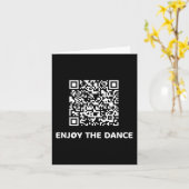 Grappig Art Trump Dancing Interactive Code Kaart (Gele Bloem)