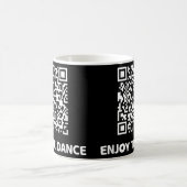 Grappig Art Trump Dancing Interactive Code Koffiemok (Center)