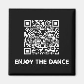 Grappig Art Trump Dancing Interactive Code Magneet (Voorkant)