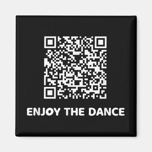 Grappig Art Trump Dancing Interactive Code Magneet (Voorkant)