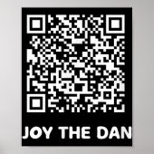 Grappig Art Trump Dancing Interactive Code Poster (Voorkant)