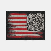 Grappig Art Trump Dans Code Fleece Deken (Voorkant (Horizontaal))