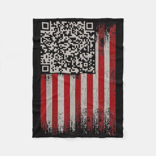 Grappig Art Trump Dans Code Fleece Deken (Voorkant)
