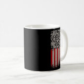 Grappig Art Trump Dans Code Koffiemok (Voorkant rechts)