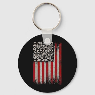 Grappig Art Trump Dans Code Sleutelhanger