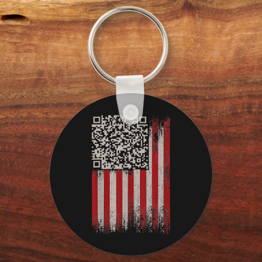 Grappig Art Trump Dans Code Sleutelhanger (Voorkant)