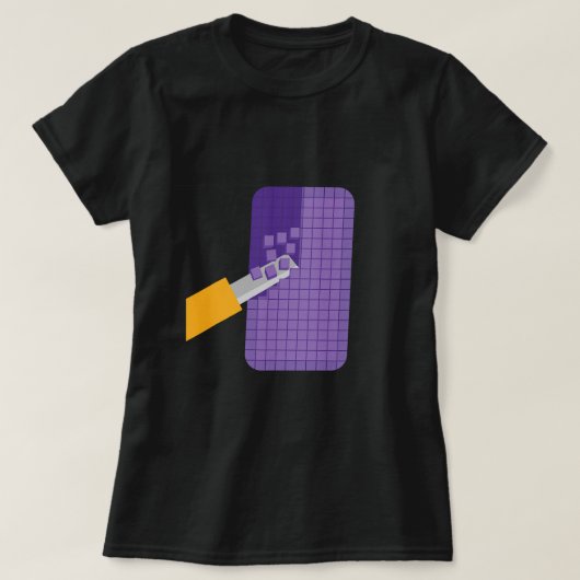 Grappig ASMR zeep snijden T-shirt (Design voorkant)