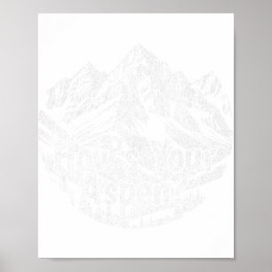 Grappig Aspen Colorado Ski Skisport Bergen Hoe's Y Poster