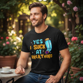 Grappig Astma-Bewustzijn Tri-Blend Shirt