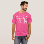 Grappig Astronomie Shirt Hallo (Voorkant volledig)