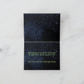 Grappig astronomisch Jouw naam voor Kerstmis Carto Feestdagen Kaart (Binnen)