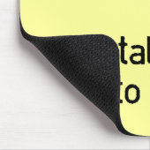 Grappig Attitude Chicken, praat je tegen me? Muismat (Hoek)