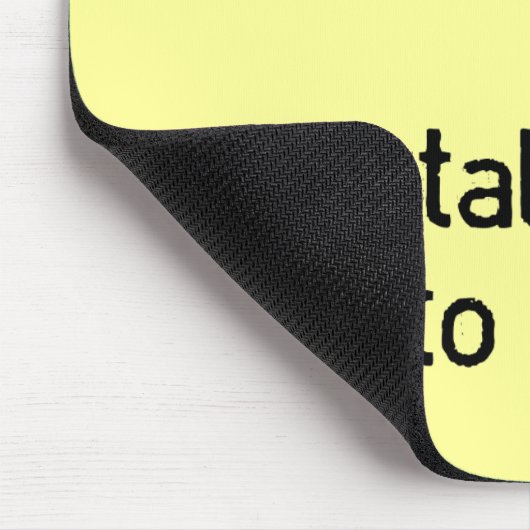 Grappig Attitude Chicken, praat je tegen me? Muismat (Hoek)