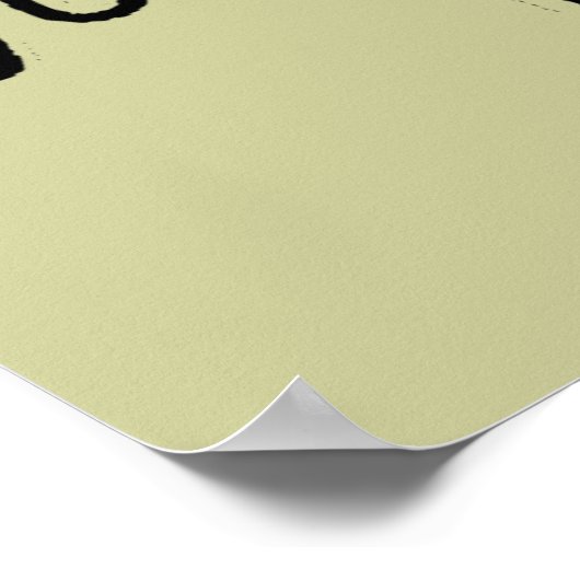 Grappig Attitude Chicken, praat je tegen me? Poster (Hoek)