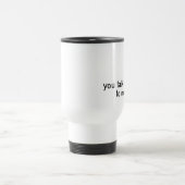 Grappig Attitude Chicken, praat je tegen me? Reisbeker (Center)