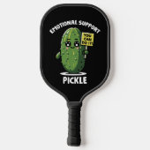 Grappig augurk woord kunst naam toevoegen pickleball paddle (Achterkant)