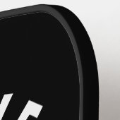 Grappig augurk woord kunst naam toevoegen pickleball paddle (Links Detail)