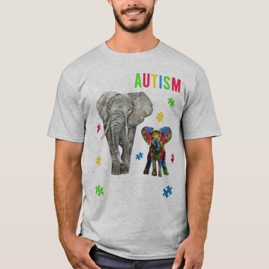 Grappig Autism Awareness Tshirt voor Mannen. Deze  (Voorkant)