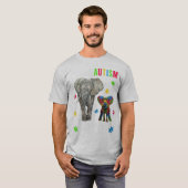 Grappig Autism Awareness Tshirt voor Mannen. Deze  (Voorkant volledig)