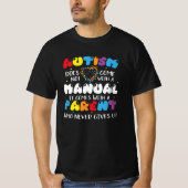 Grappig Autisme Awareness Day Parent geeft nooit o T-shirt (Voorkant)