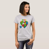 Grappig Autisme Awareness Tshirt voor vrouwen. Dez (Voorkant volledig)