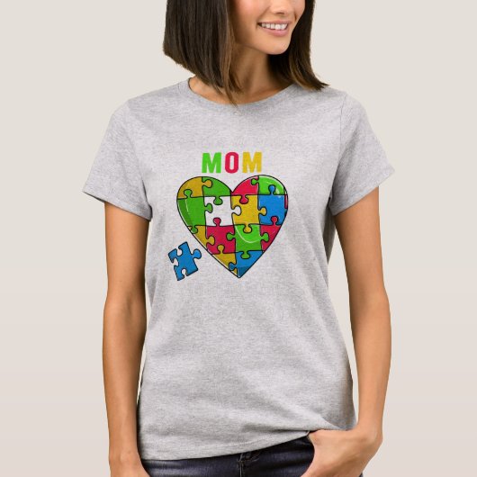 Grappig Autisme Awareness Tshirt voor vrouwen. Dez (Voorkant)