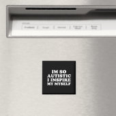 Grappig Autisme Bewustzijn Ik Ben Autistisch Trots Magneet (Insitu (Vaatwasser))